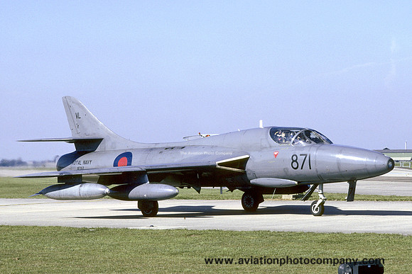 Royal Navy FRADU Hawker Hunter T.8 XF357/VL871 (1990)