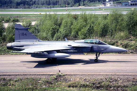 Swedish Air Force F7 SAAB JAS-39A Gripen 39184 (2005)