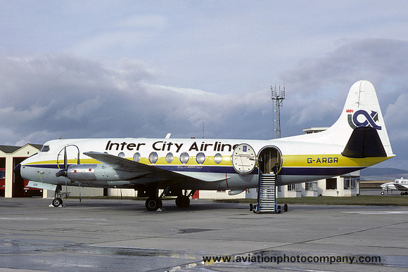 Inter City Airlines Vickers Viscount G-ARGR (1982)