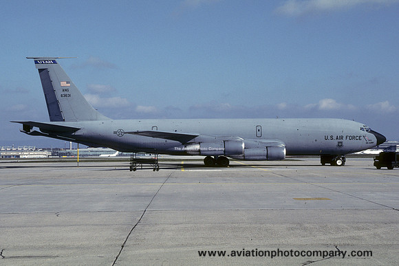 USAF Utah ANG 191 ARS Boeing KC-135E 56-3631 at Rhein Main (2000)
