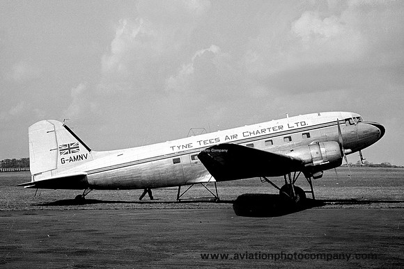 Tyne Tees Air Charter Douglas C-47 Dakota G-AMNV (1962)