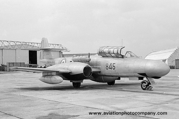 Royal Navy FRU Gloster Meteor TT.20 WM256/845
