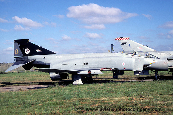 RAF 74 Squadron McDonnell F-4M Phantom FGR.2 XT901/O stored at RAF Wattisham (1991)