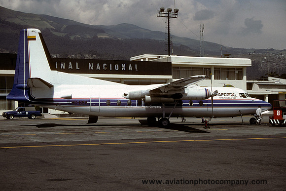 Aerogal Fokker F-27 HC-BSV (1994)