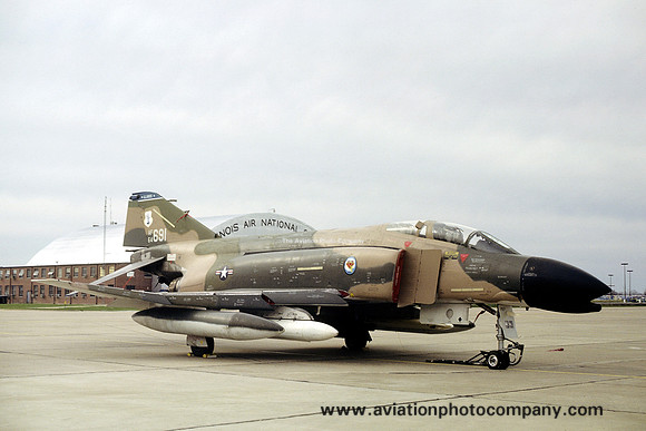 USAF Illinois ANG 170 TFS McDonnell F-4C Phantom 64-0691 (1979)