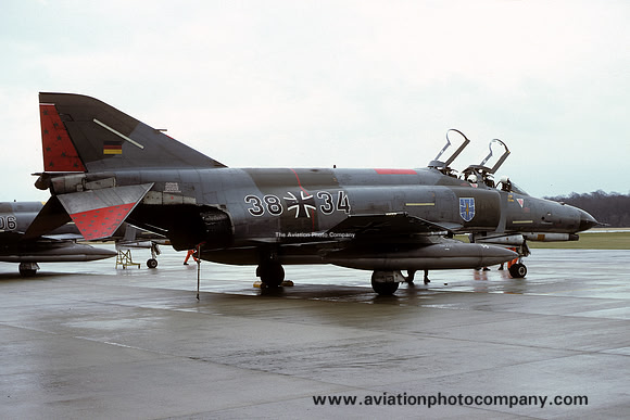 West German Air Force JBG35 McDonnell F-4F Phantom 38+34 (1982)