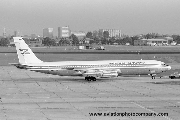 Nigeria Airways Boeing 707-300C 5N-ABJ at London Heathrow