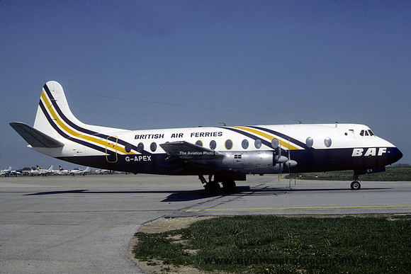British Air Ferries Vickers Viscount G-APEX (1982)