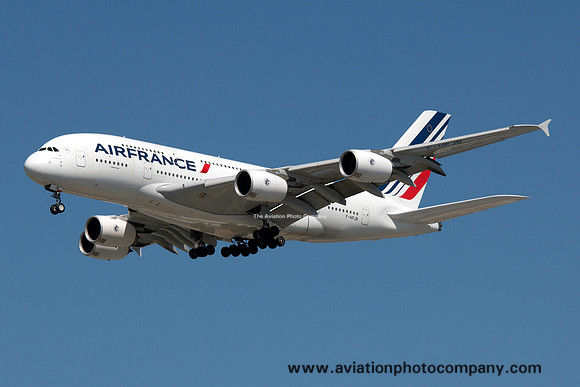 Air France Airbus A380-800 F-HPJB at Los Angeles IAP (2012)