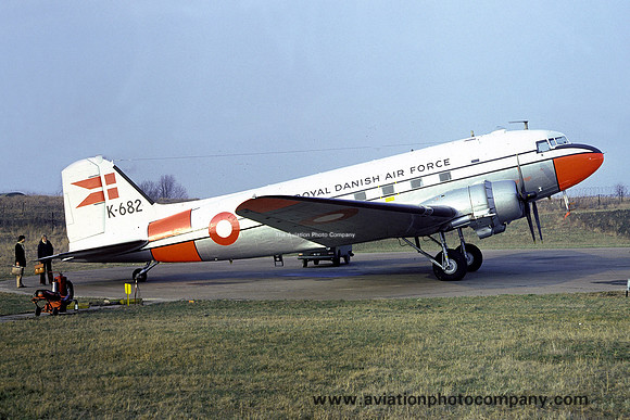 Danish Air Force Esk 721 Douglas C-47 Dakota K-682 (1980)