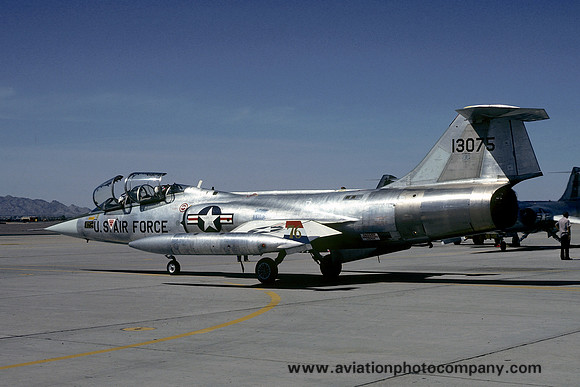 USAF 58 TFTW Lockheed TF-104G Starfighter 61-3075 (1979)