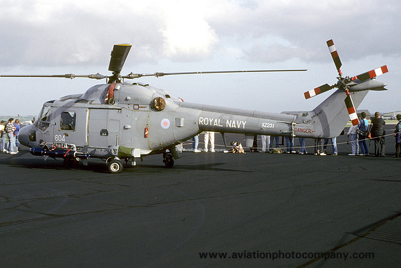 Royal Navy 829 Squadron Westland Lynx HAS.3 XZ231/604 (1992)