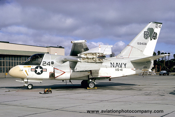 USN VS-41 Lockheed S-3A Viking 159408/RA24 (1975)