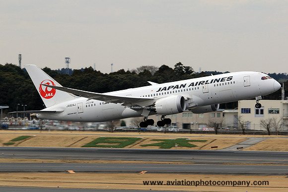Japan Airlines Boeing 787-8 JA824J at Tokyo Narita (2015)