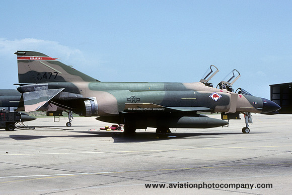 USAF Arkansas ANG 184 TFS McDonnell F-4C Phantom 63-7477 (1983)