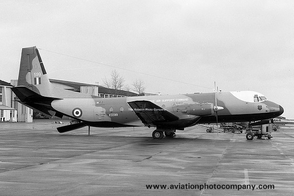 RAF Andover OCU Avro Andover C.1 XS599 at RAF Leuchars (1969)
