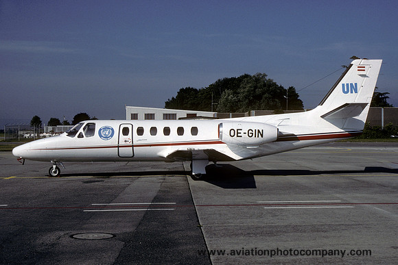 United Nations Cessna 550 OE-GIN (1993)