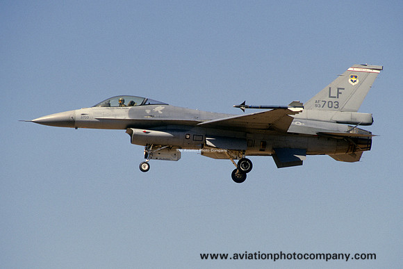USAF 56 FW 21 FS GD F-16A Fighting Falcon 93-0703/LF (2000)