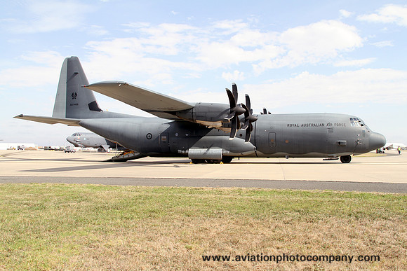 RAAF 37 Squadron Lockheed C-130J Hercules A97-446 at the Avalon Airshow (2013)