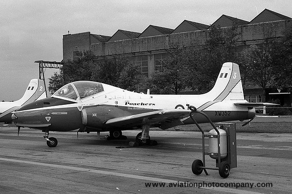 RAF Poachers Hunting Jet Provost T.5 XW352/3
