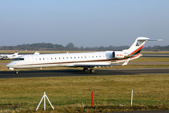 CCC Canadair CRJ-700 VP-BCL at Manchester (2013)