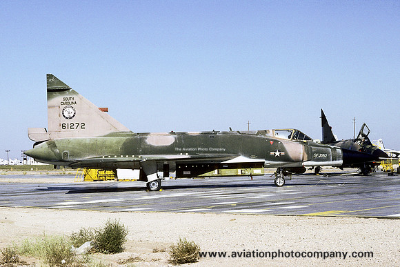 USAF South Carolina ANG Convair F-102A 56-1272 at MASDC Davis Monthan (1978)