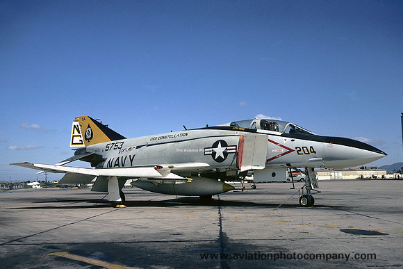 US Navy VF-92 McDonnell F-4J Phantom 155753/NG-204 (1975)