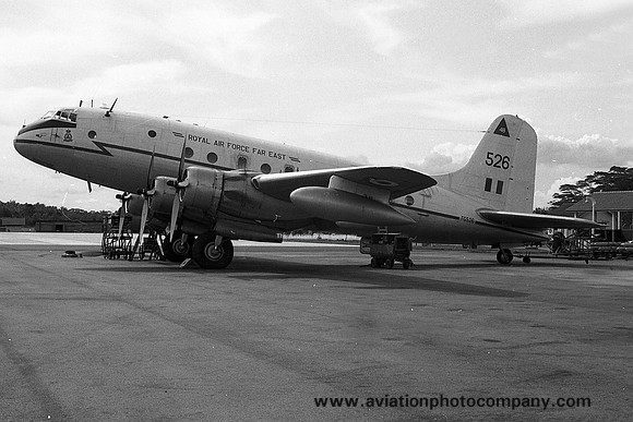 RAF Far East 48 Squadron Handley Page Hastings C.1A TG526 (1966)