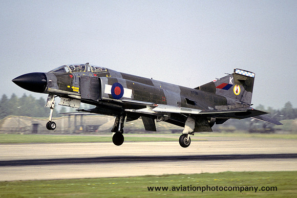RAF 19 Squadron McDonnell F-4M Phantom FGR.2 XT911/K at RAF Wildenrath (1982)