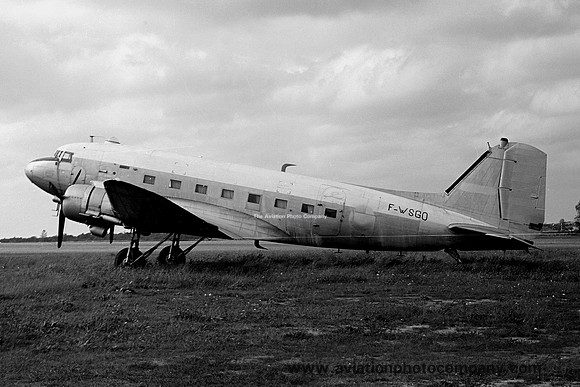 Ex French Air Force Douglas C-47 Dakota F-WSGO (1972)