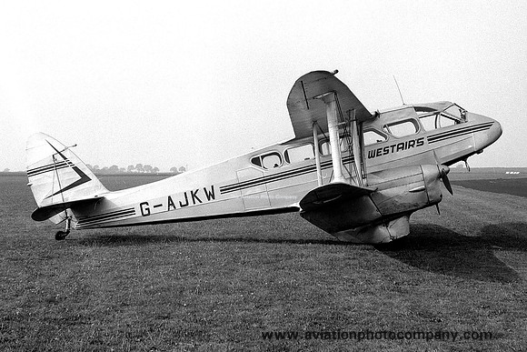 Westair's De Havilland Dragon Rapide G-AJKW (1959)