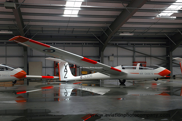 RAF Air Cadets Grob Viking TX.1 ZE636/XZ at RAF Syerston (2012)