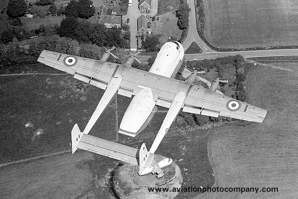 RAF 267 Squadron AWA Argosy C.1 XR109 Air to Air (1971)