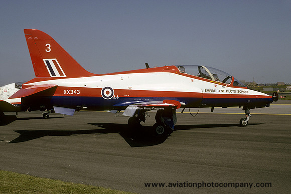 ETPS Hawker Siddeley Hawk T.1 XX343 at IAT Boscombe Down (1992)