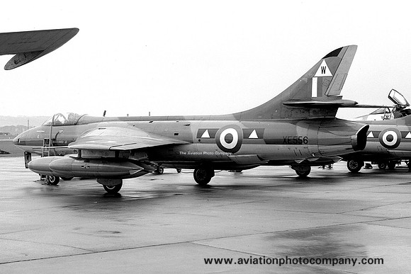 RAF 2 Squadron Hawker Hunter FR.10 XE556 at RAF Leuchars (1970)