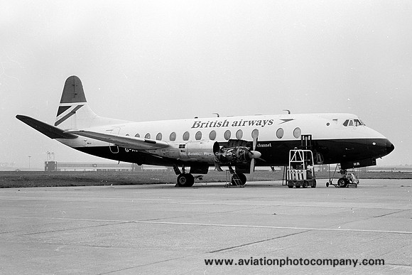 British Airways Vickers Viscount G-AOHR (1975)