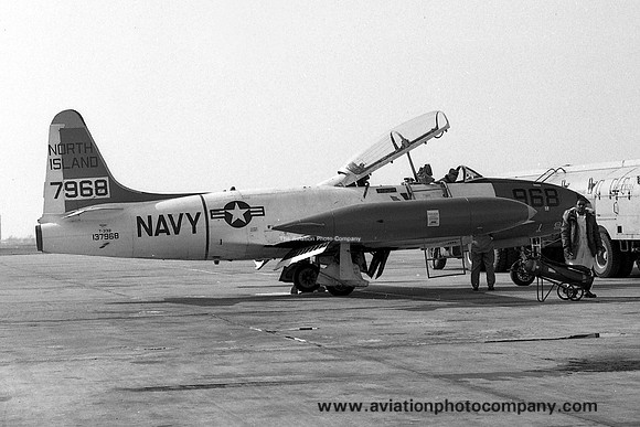 US Navy North Island Lockheed T-33B 137968 (1966)