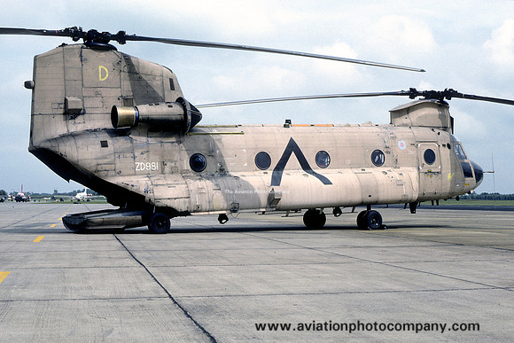 RAF 18 Squadron Vertol Chinook HC.1 ZD981 (1991)