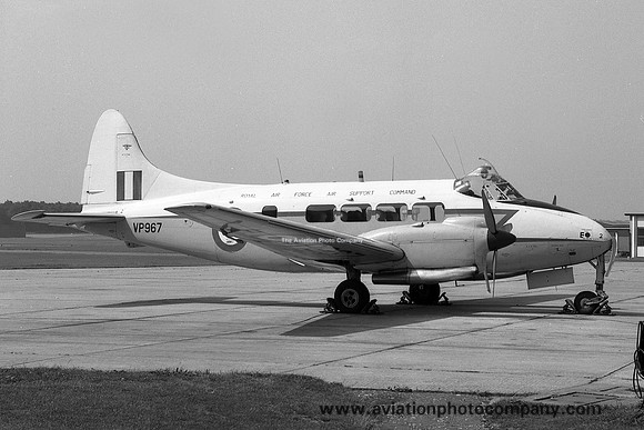 RAF De Havilland Devon C.1 VP967 at RAF Wattisham (1968)
