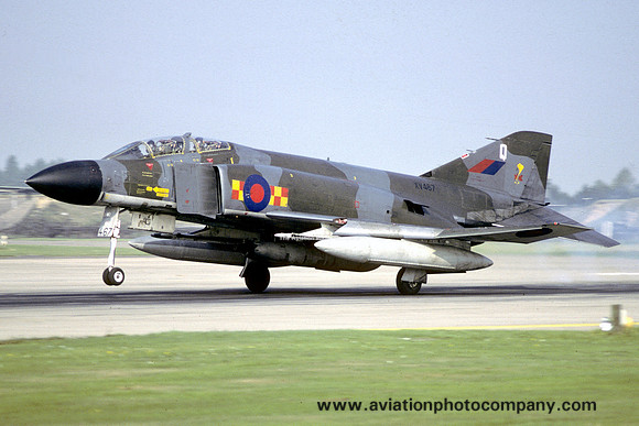 RAF 92 Squadron McDonnell F-4M Phantom FGR.2 XV467/Q at RAF Wildenrath (1982)