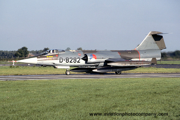 Dutch Air Force Lockheed F-104G Starfighter D-8282 (1979)