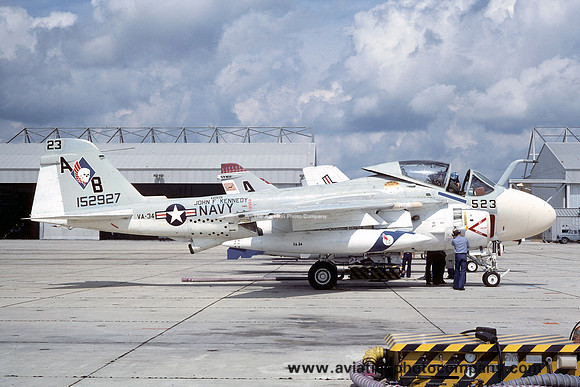 US Navy VA-34 Grumman KA-6D Intruder 152927/AB-523 (1976)