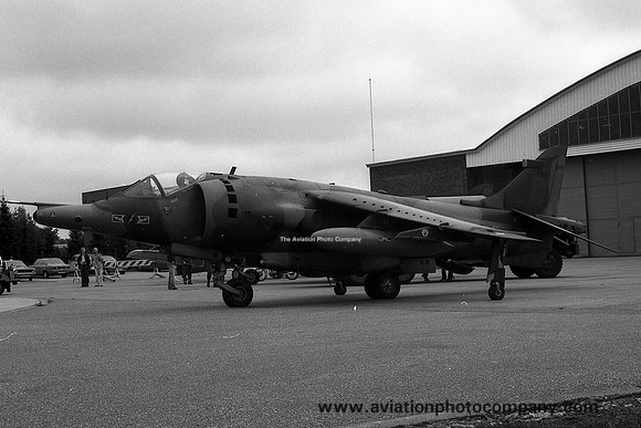 RAF 4 Squadron HS Harrier GR.3 XW921/K at Kiel (08.1977)