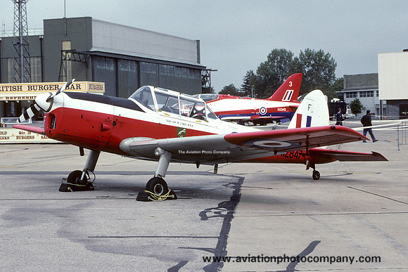 RAF 6 AEF DHC-1 Chipmunk T.10 WZ847/F at RAF Brize Norton (1992)