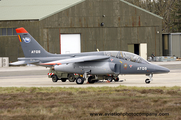 Belgian Air Force AJeTS Dassault Alphajet AT05 at Mont de Marsan (2013)