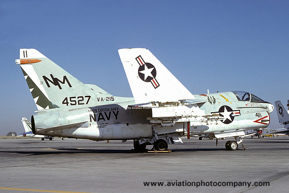 US Navy VA-215 LTV A-7B Corsair 154527/NM-411 (1975)