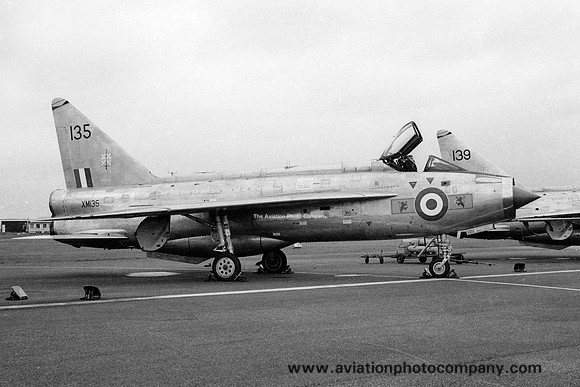 RAF Leuchars TFF English Electric Lightning F.1 XM135 (1969)