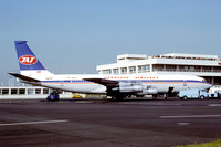 JAT Yugoslav Airlines Boeing 707-351C YU-AGJ at Newcastle (1979)