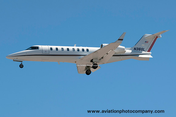 Learjet 45 N36GL at Las Vegas IAP (2014)