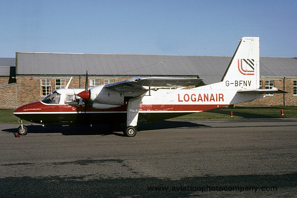 Loganair Britten Norman BN-2 Islander G-BFNV (1982)